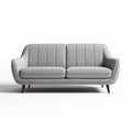 Fabric upholstered sofa for living room seating - 180 x 80 x 75cm