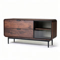 Oak sideboard storage cabinet for living room - 120 x 40 x 75cm